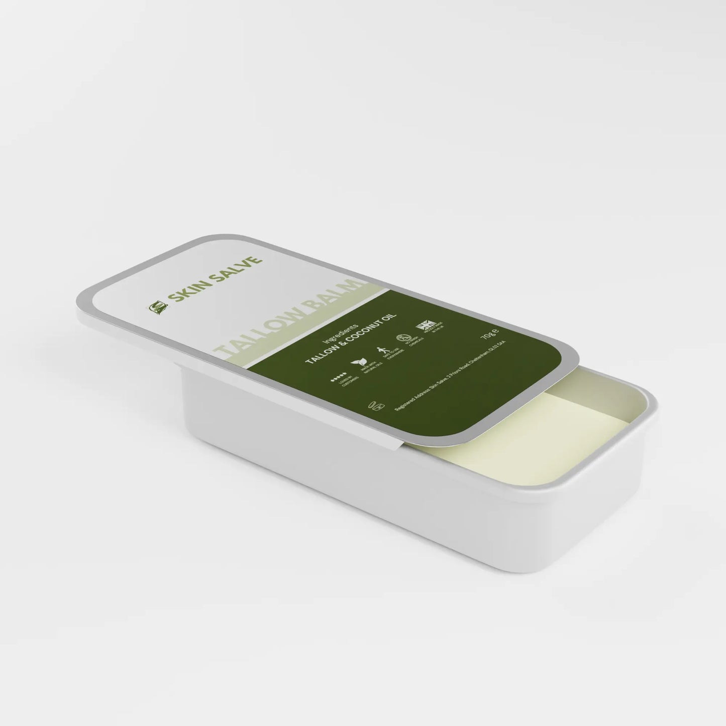 Skin Salve Tallow Balm containing Tallow and Coconut Oil